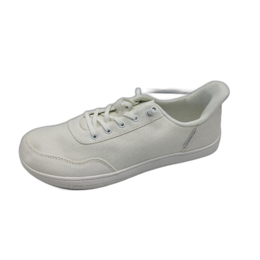 Hobibear Wide Width Minimalist White Canvas Zero Drop Shoes Unisex Sze EU 43 NEW