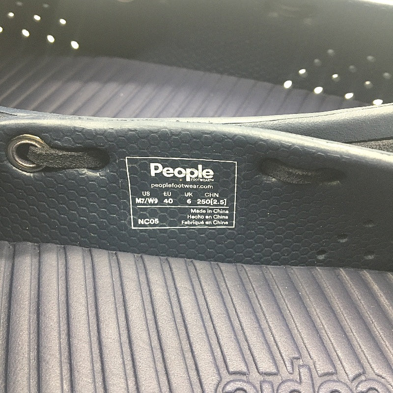 People Footwear Mariner Blue Waterproof Slip-On EVA Boat Shoes Unisex M7 L9 NEW