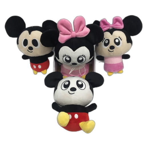 Disney Mickey & Minnie Mouse Set Of 4 Mini Plush Soft Toys NEW SAMPLES