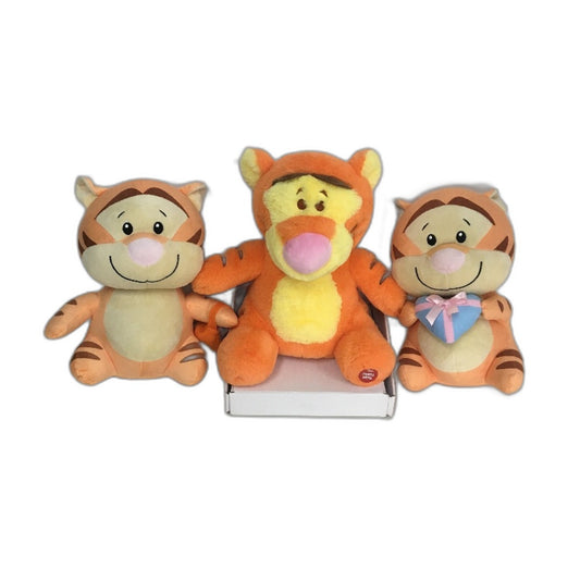 Disney Winnie The Pooh 3 Pack Sitting Tigger Various Stuffed Toys NEW
