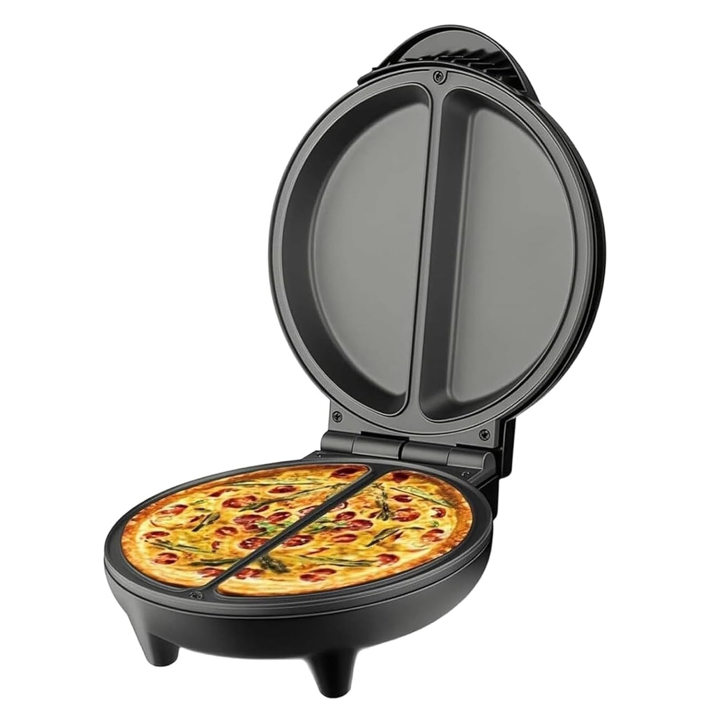 RAF Dual-Zone Electric Non-Stick Plates 1000W Compact Omelette Maker NEW