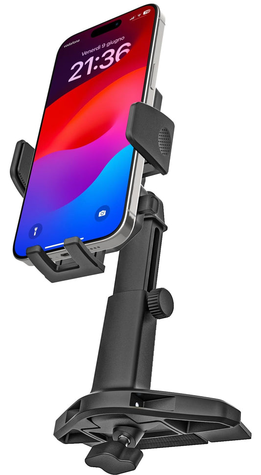 Adjustable CD Slot Phone Car Mount with 360 Degree Rotation fits 4-7" Phones NEW