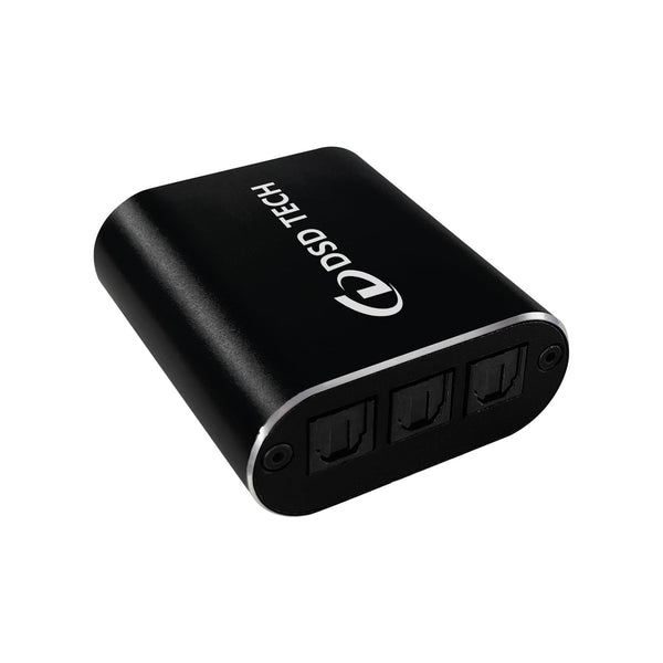 DSD TECH SH-AC01A Optical Audio Splitter 1 In 3 Out Coaxial TV Accessory NEW