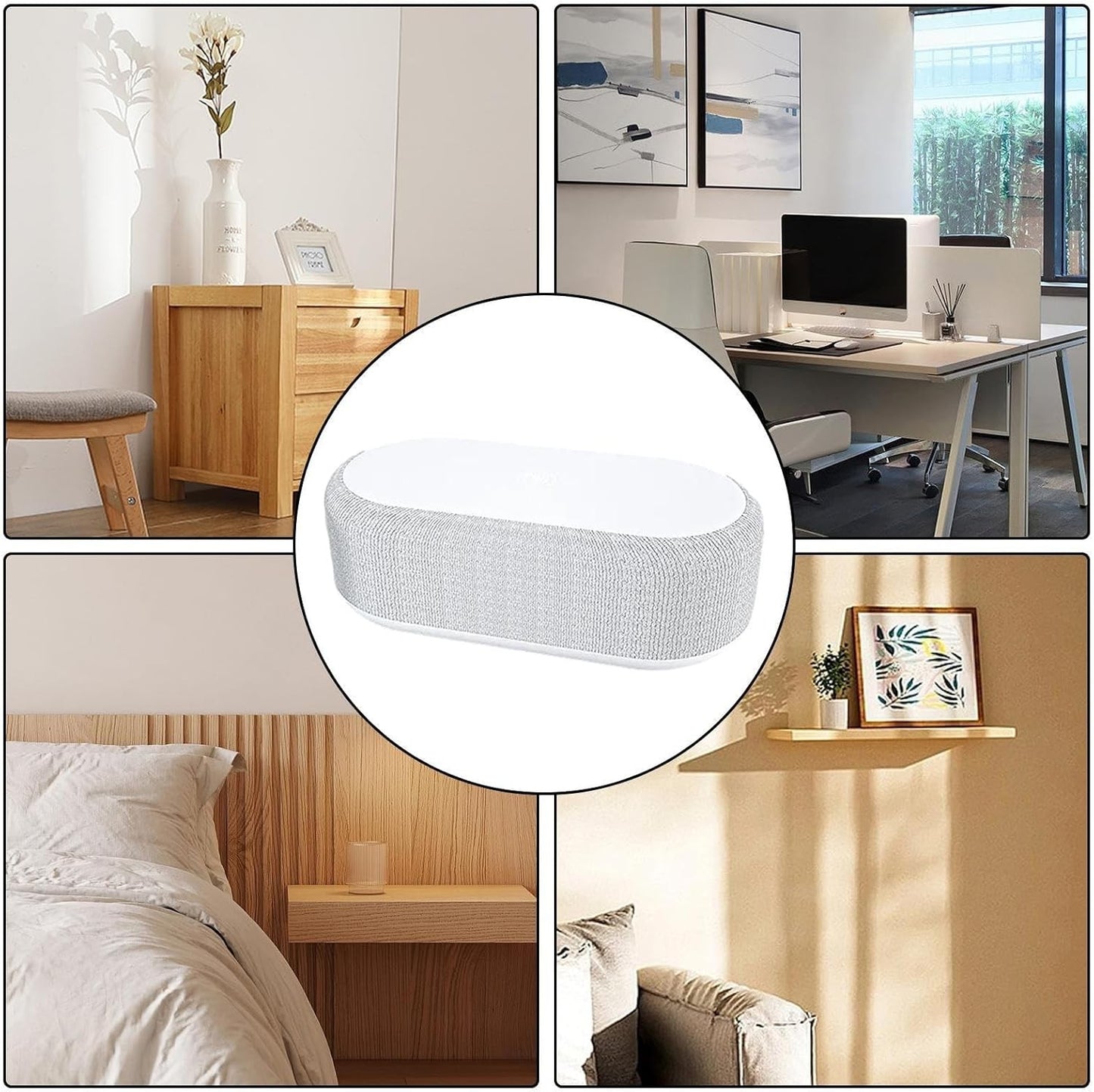 Smart Dimmable Adjustable Wireless Phone Charger LED Alarm Clock DEMO