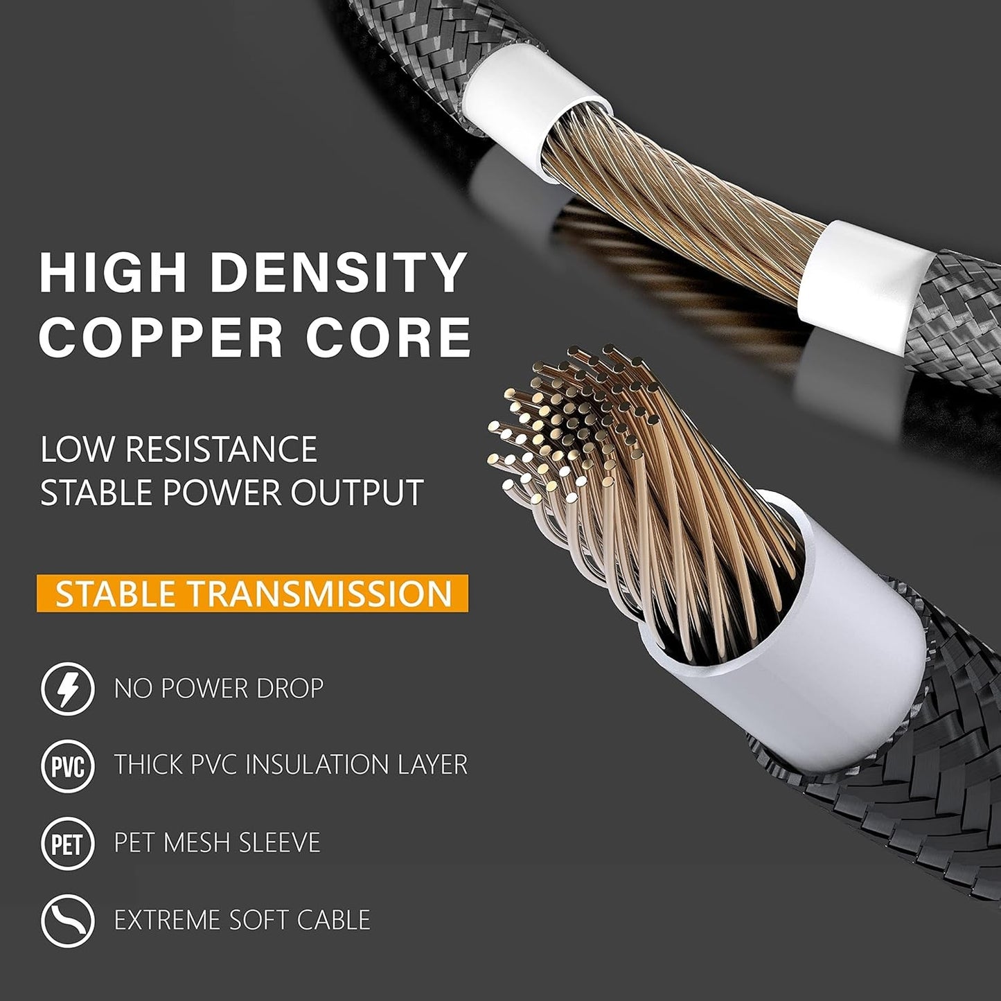 EZDIY-FAB PSU Cable Extension 24PIN 8PIN 6+2Pin 4+4Pin 30CM Black NEW