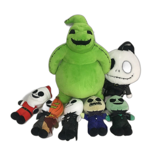Nightmare Before Christmas Jack Skellington 7 Piece Stuffed Toy Pack NEW