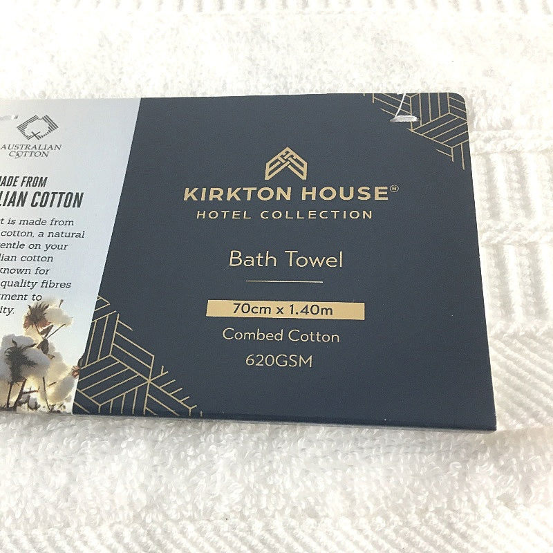 100% Cotton Charcoal & Bright White 4Pce Bath Mat & Bath Towel Pack NEW