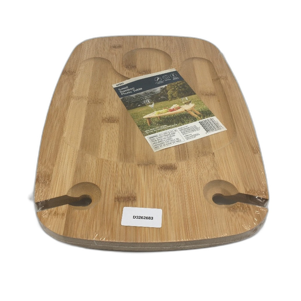 Portable & Lightweight Food Grade Small Bamboo Folding Picnic Table NEW