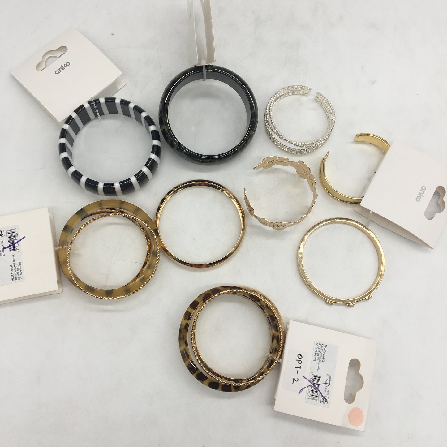 BULK LOT 13 Piece Assorted Costume Fashion Jewellery Bangles NEW