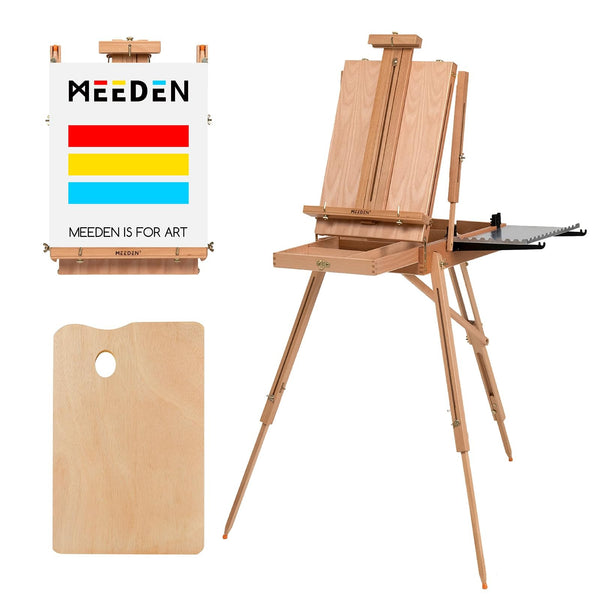 MEEDEN French Style Portable Sketchbox Easel for Artists with Drawer NEW