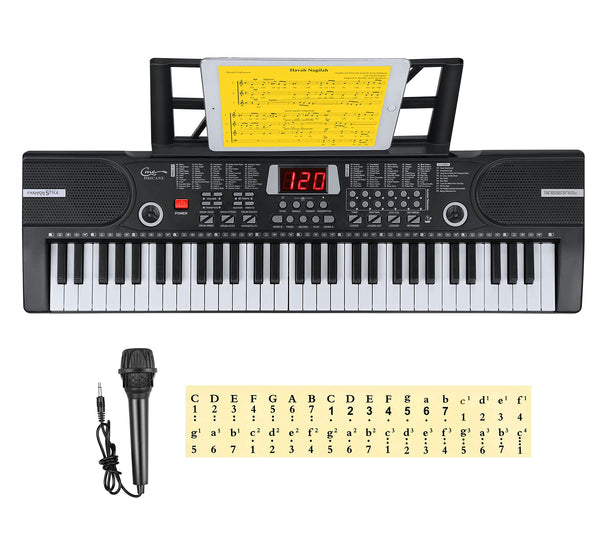 Hricane 61 Keys Beginner Electronic Keyboard Portable Digital Piano for Kids NEW
