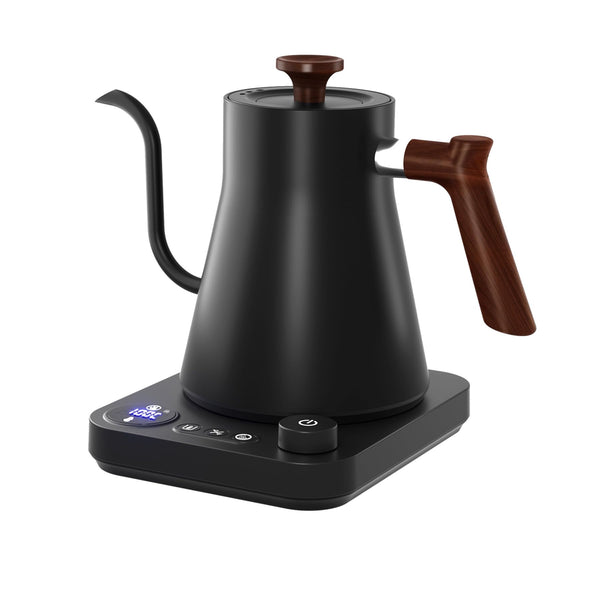 Electric Gooseneck Kettle with Temperature Control Black 900ml DEMO