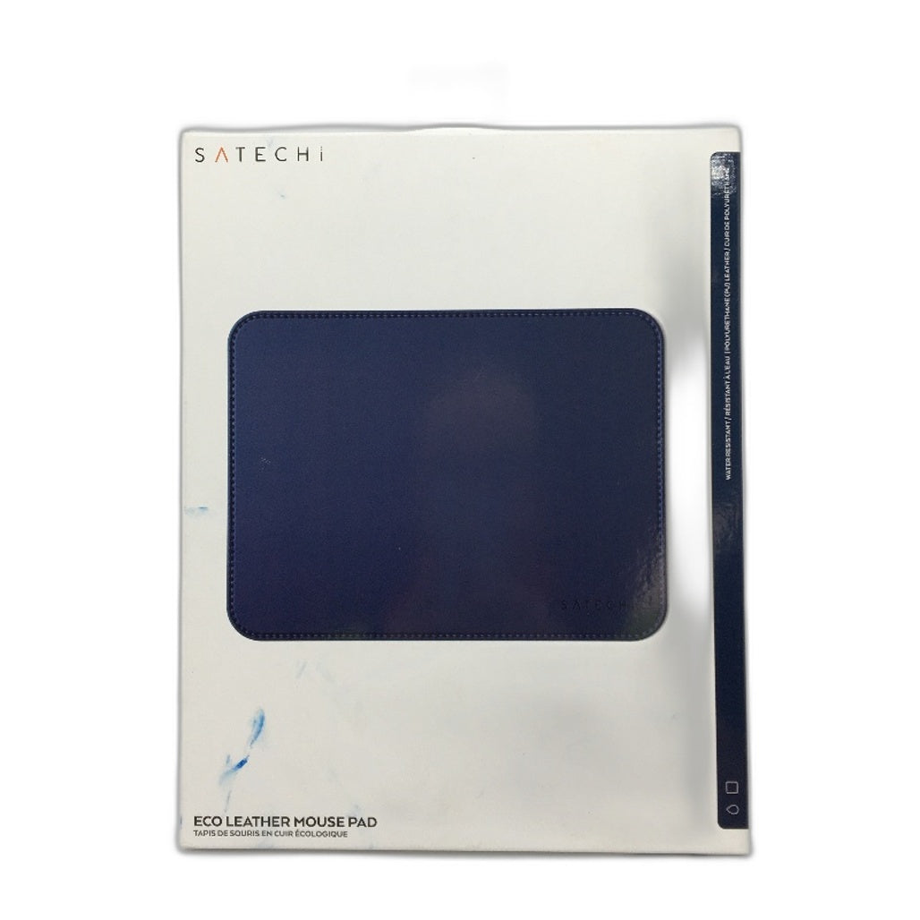 Satechi 9 8x7 5 inch Eco Leather Navy Blue Water Resistant Mouse Pad NEW