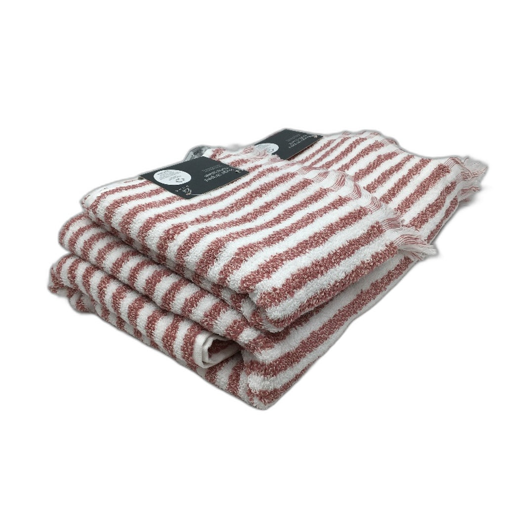 Target Home Australian Cotton Hugo Striped 2 Pce Bath & Hand Towel Set NEW