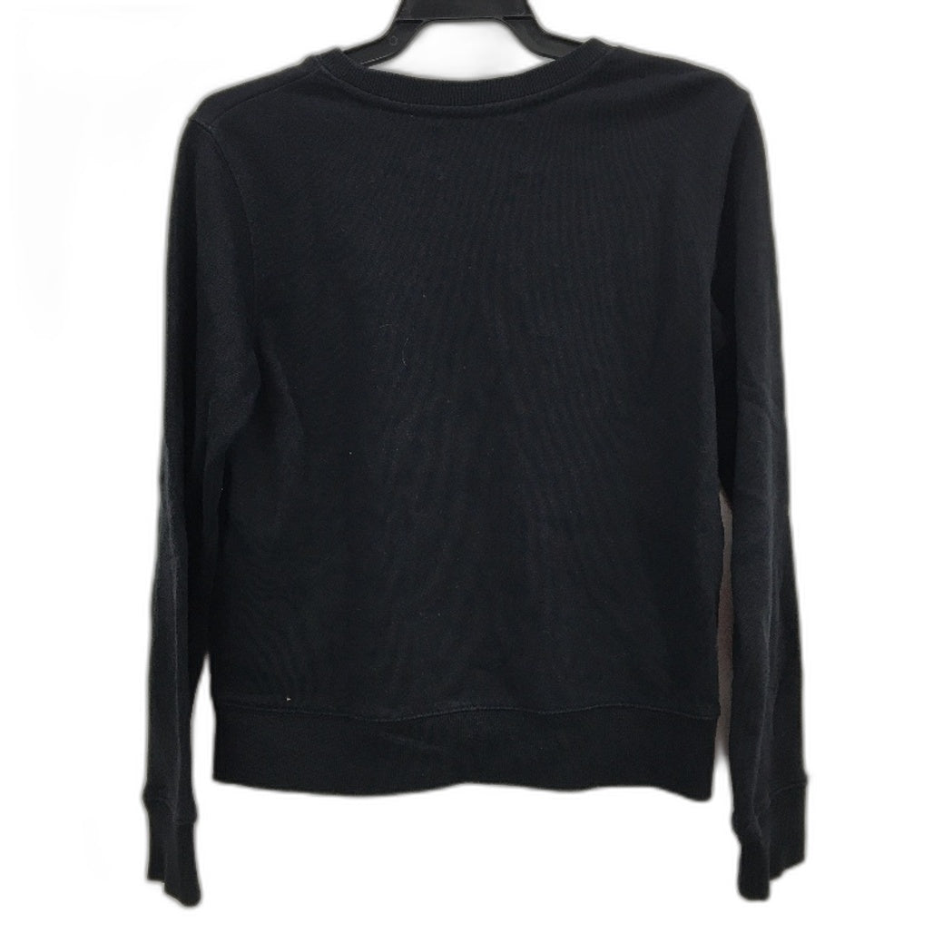 Calvin Klein Jeans Black Cotton Crew Neck Sweatshirt Jumper Womens Size S