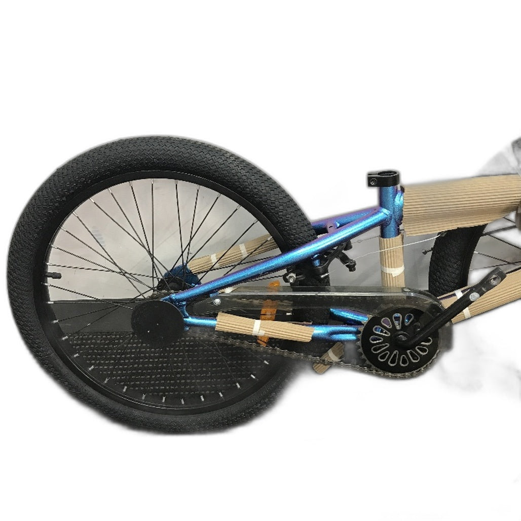 50cm Blue Glittering Metal Frame BMX NEW