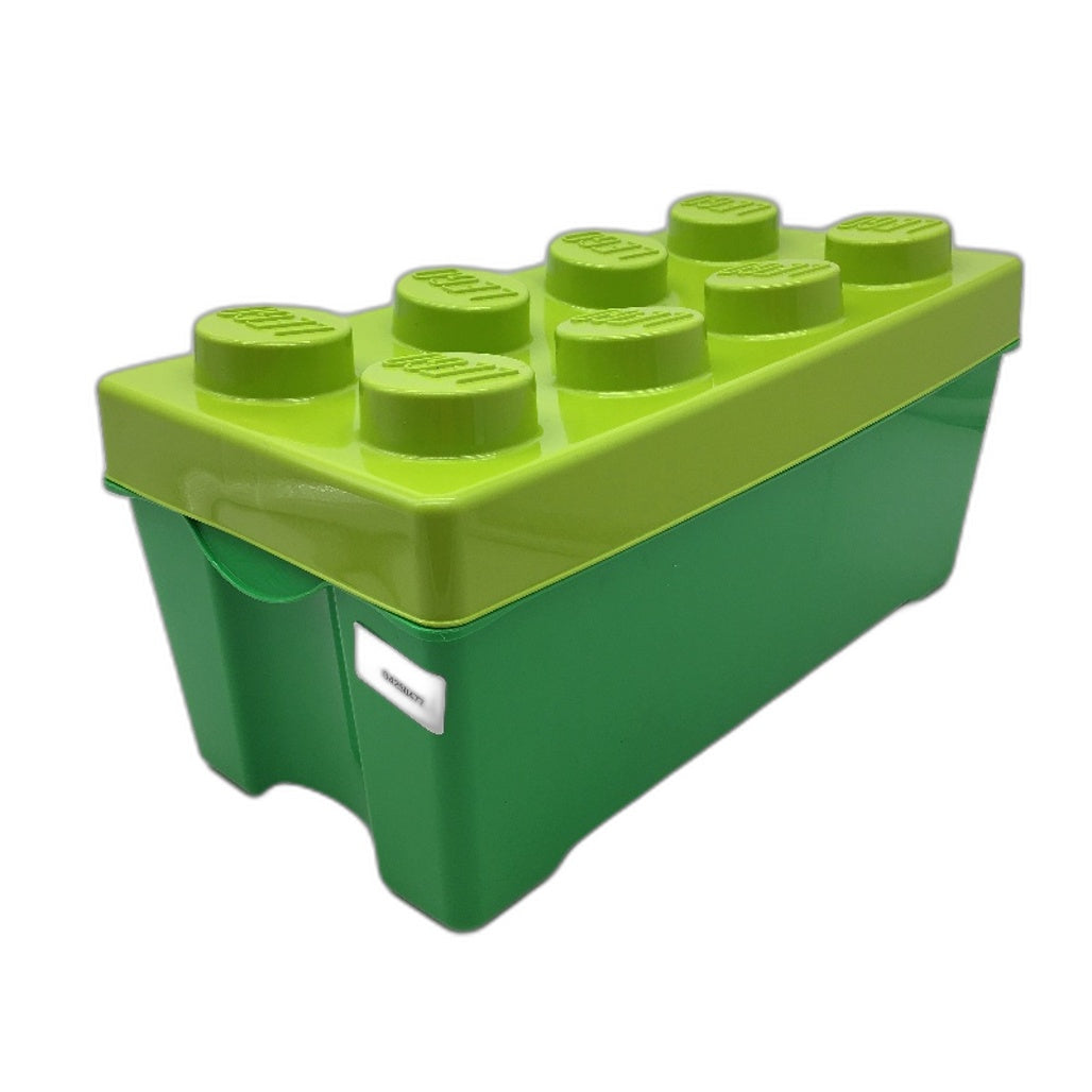 LEGO 2012 Two Tone Green Block Storage Container