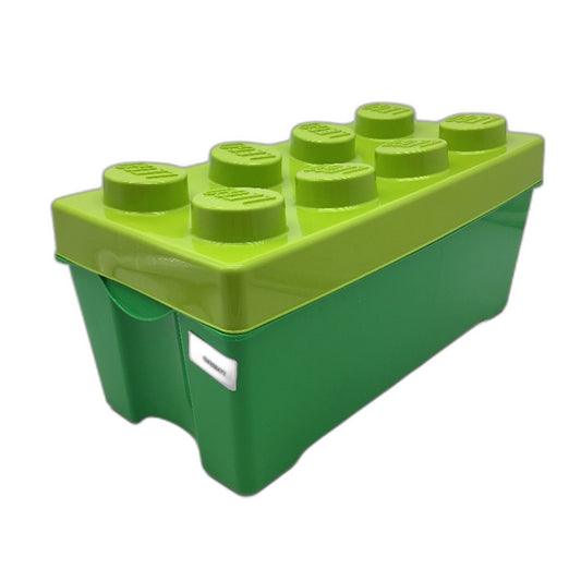 LEGO 2012 Two Tone Green Block Storage Container