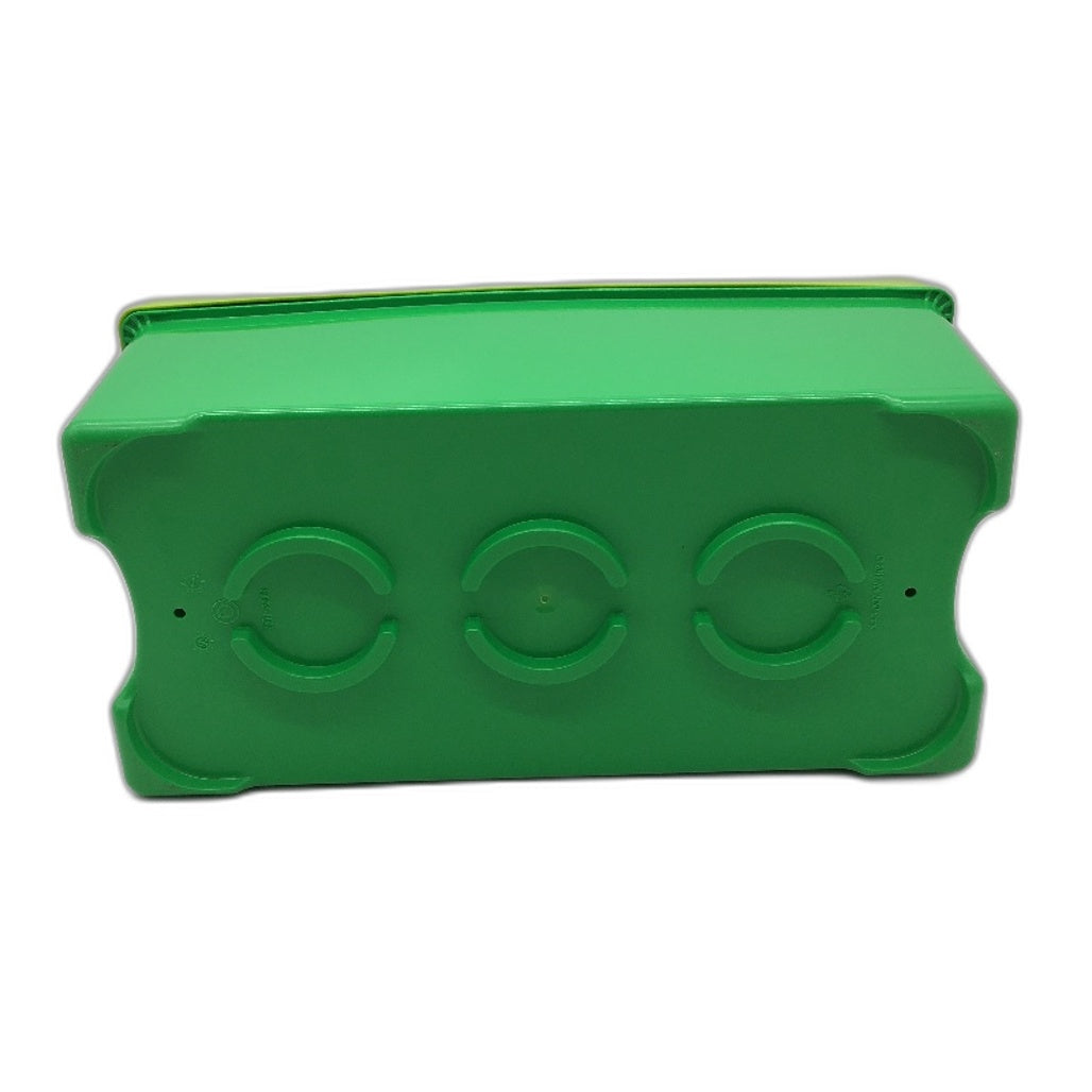 LEGO 2012 Two Tone Green Block Storage Container