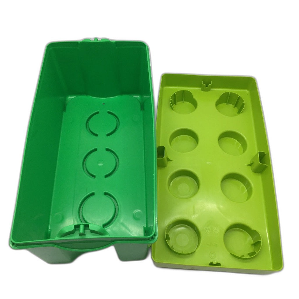 LEGO 2012 Two Tone Green Block Storage Container