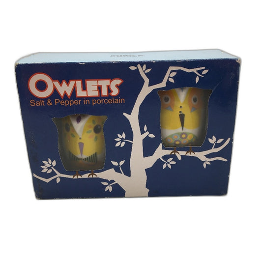 Multiple Choice 2012 Collectors Owlets Salt & Pepper Shakers Duo Set NEW