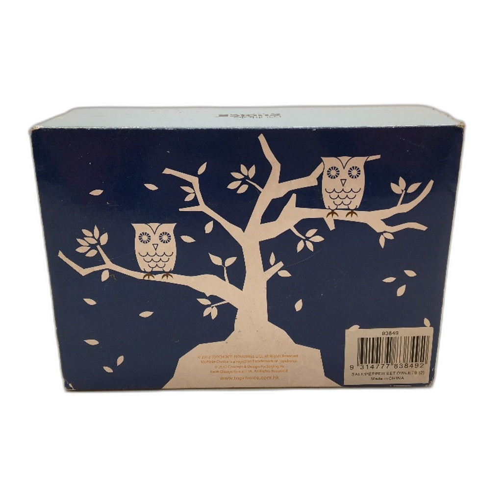 Multiple Choice 2012 Collectors Owlets Salt & Pepper Shakers Duo Set NEW