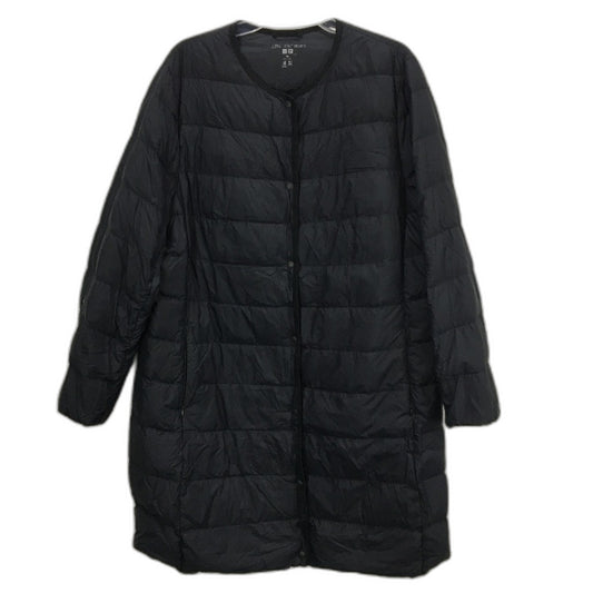 Uniglo Black Ultra Light Down Filled Longline Coat  Ladies Size 3XL