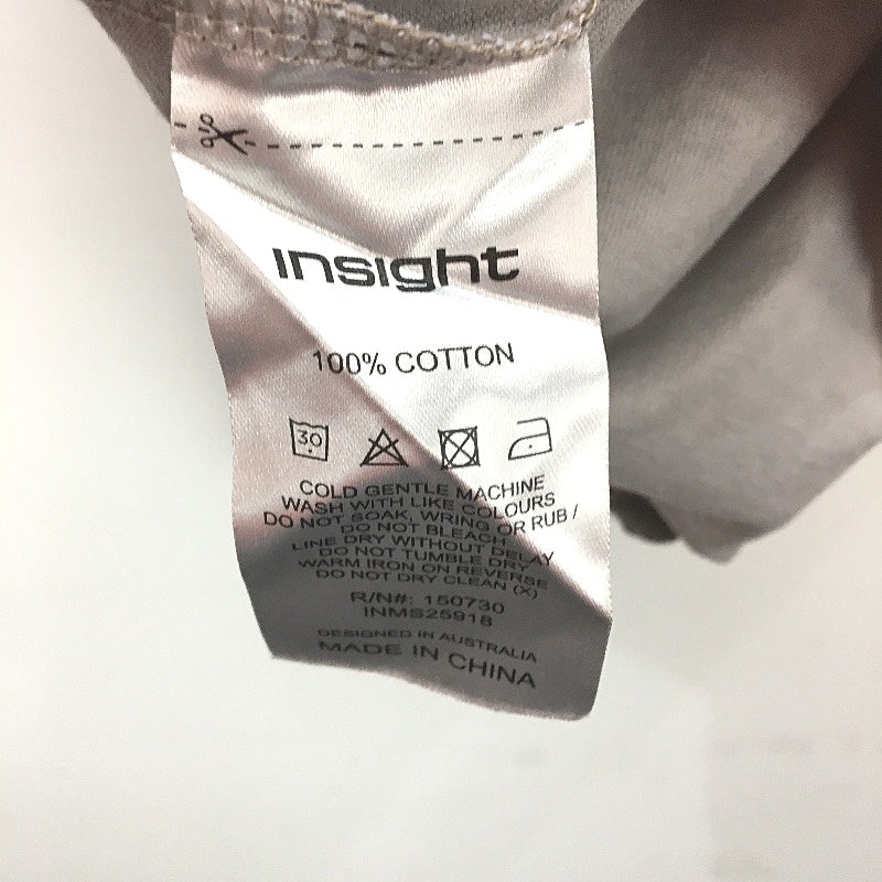Insight Cotton Admission Cropped Camo Short Sleeve Tee Unisex XL NEW