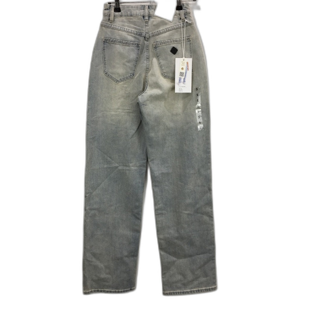 Abrand Carrie High Rise Relax Fit Fade Denim Jeans Lds Size 23 5 NEW