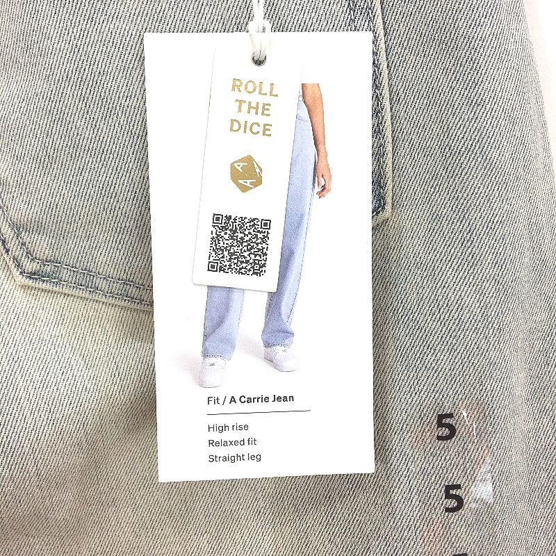 Abrand Carrie High Rise Relax Fit Fade Denim Jeans Lds Size 23 5 NEW
