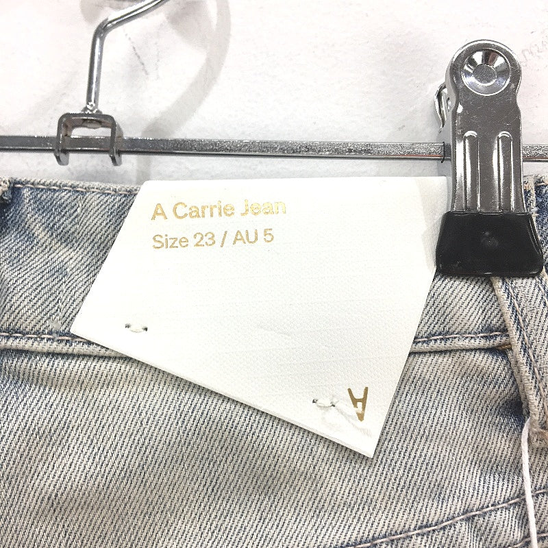 Abrand Carrie High Rise Relax Fit Fade Denim Jeans Lds Size 23 5 NEW