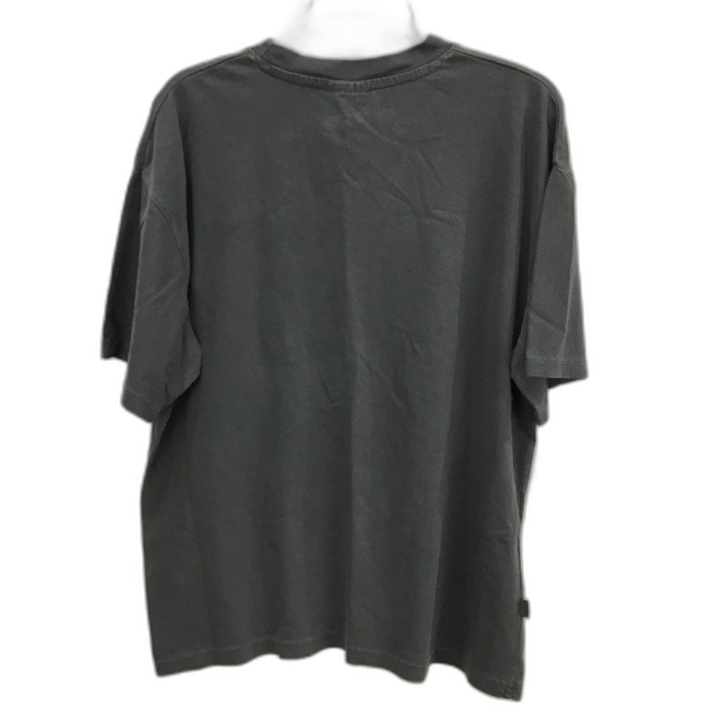 MISFIT Hell Corner Charcoal Cotton Oversized Short Sleeve Tee Ladies Sz 8 NEW