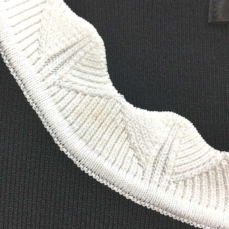 Portmans Black White Trim Lara Scallop Detail Milano Mini Dress Lds Size L NEW