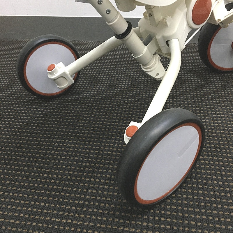 4-in-1 Removable Canopy Cream & Brown Tricycle for Ages 18-36+ Months NEW