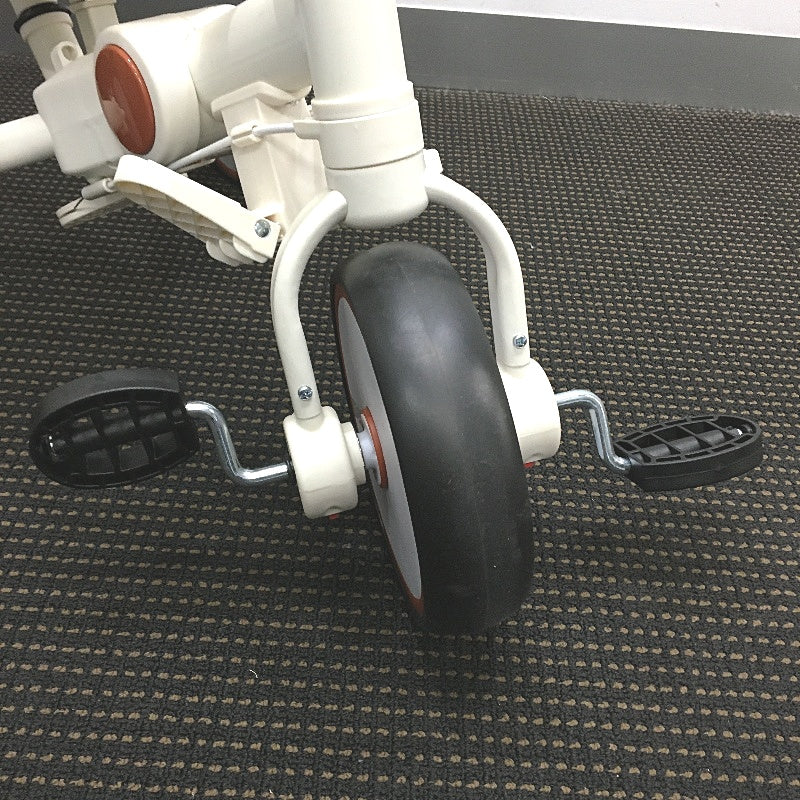 4-in-1 Removable Canopy Cream & Brown Tricycle for Ages 18-36+ Months NEW