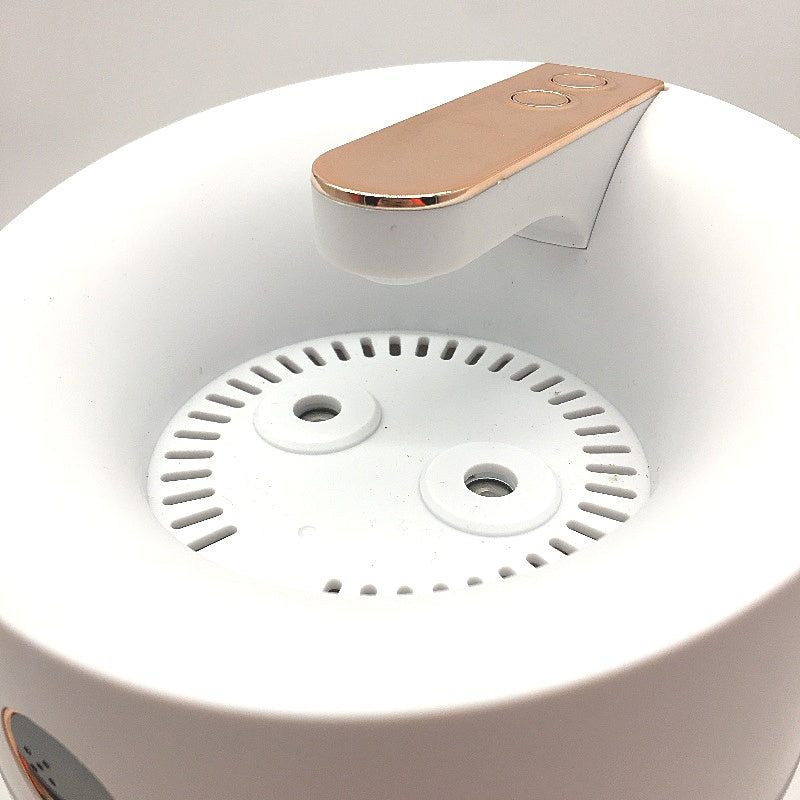 3L Large Capacity Air Humidifier Real Time Monitoring Spray Humidity White