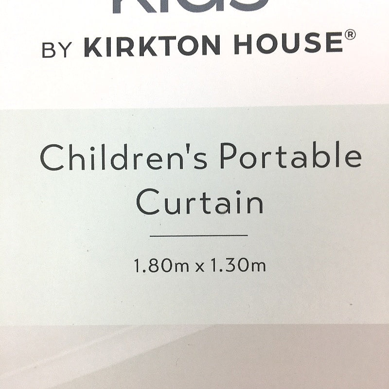 Kirkton House Black Space Design Children's Portable Block Out Curtain NEW