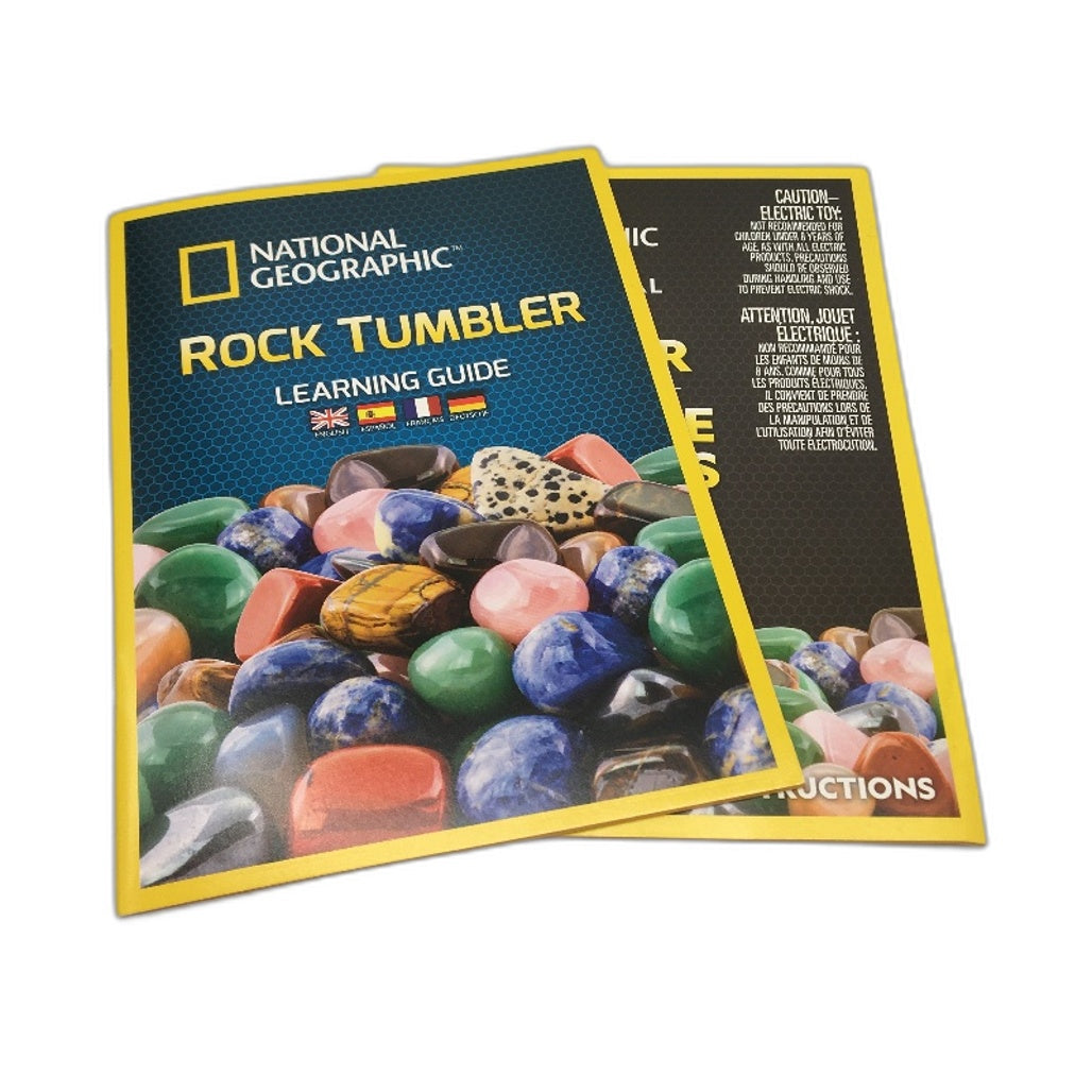 National Geographic Professional Rock Tumbler Kit With Gemfoam & Polishing Grits