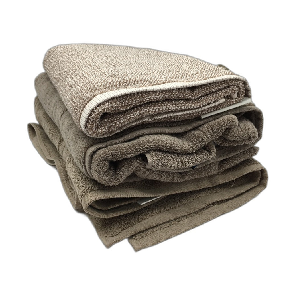 Kirkton House & Target 3pc Assorted Brown Cotton Bath Sheets and Towel NEW