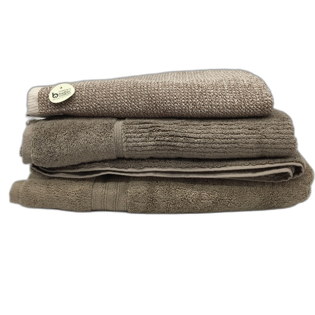 Kirkton House & Target 3pc Assorted Brown Cotton Bath Sheets and Towel NEW