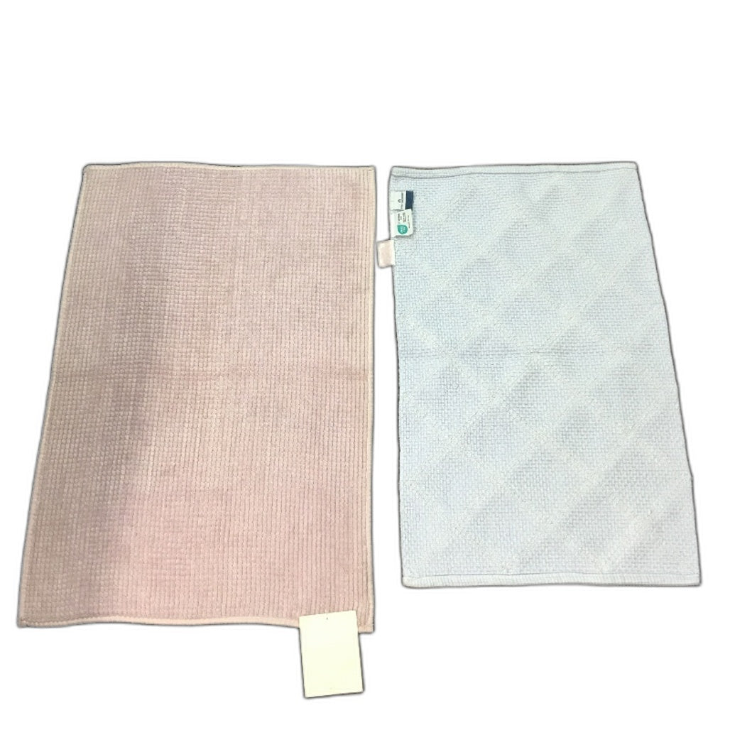 Kirkton House & Target 2pc Assorted Lavender Periwinkle Textured Bath Mats NEW