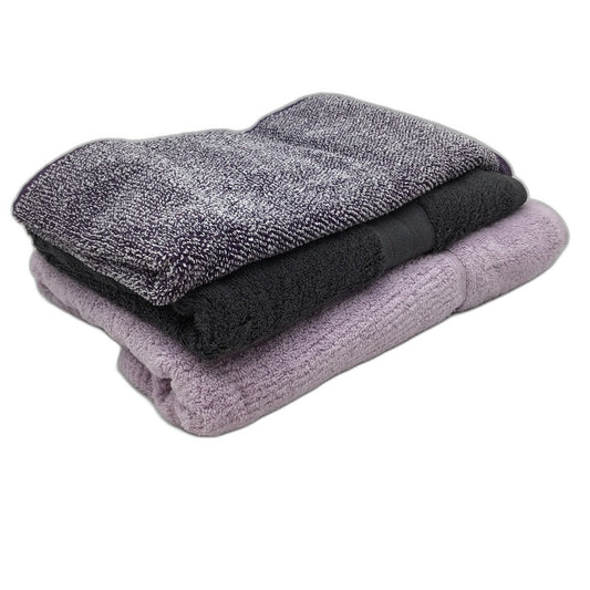 Kirkton House & Target 3pc Assorted Purple Grey Bath Sheet and Towels NEW