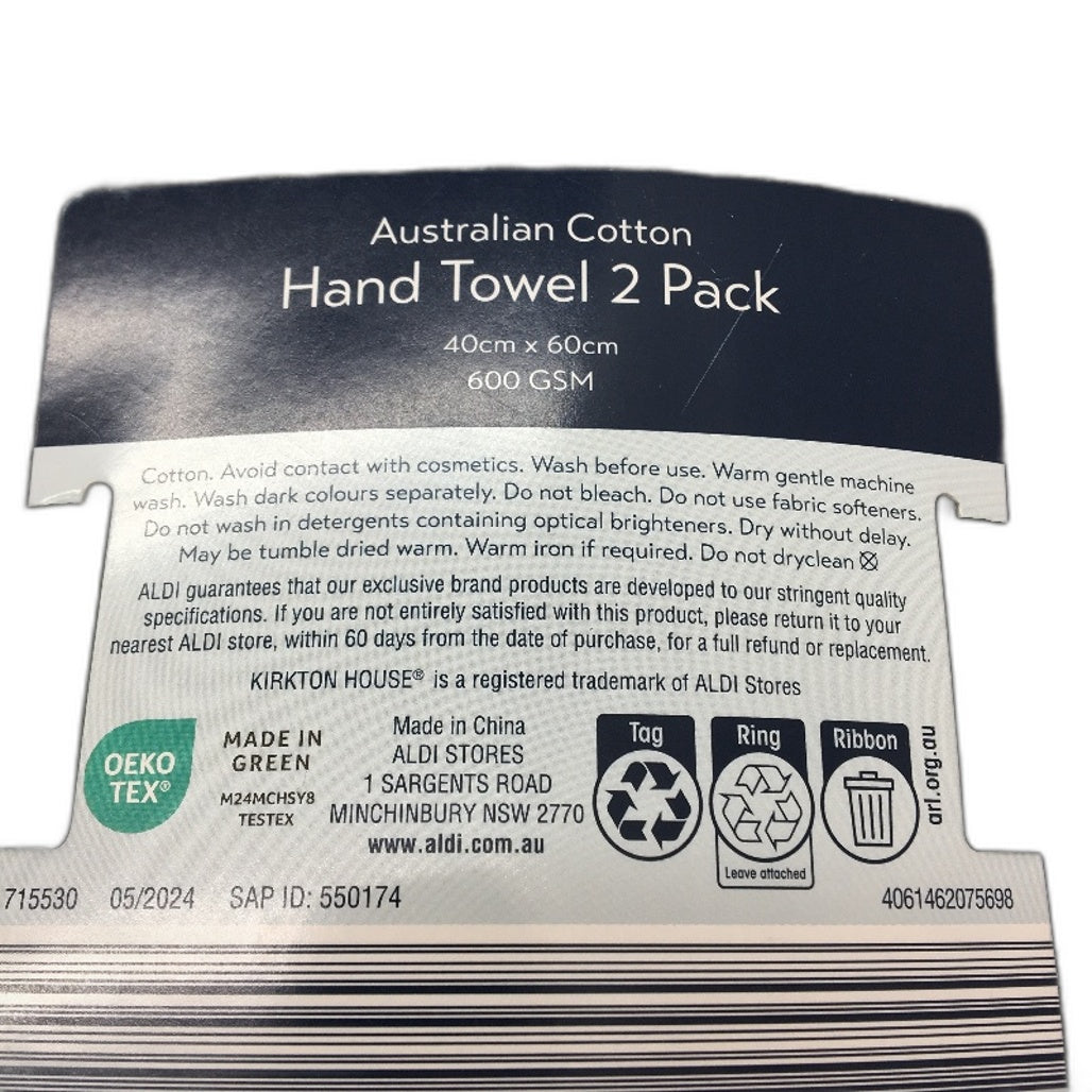 Kirkton House & Target 8pc Assorted Dark Grey Face Washers and Hand Towels NEW