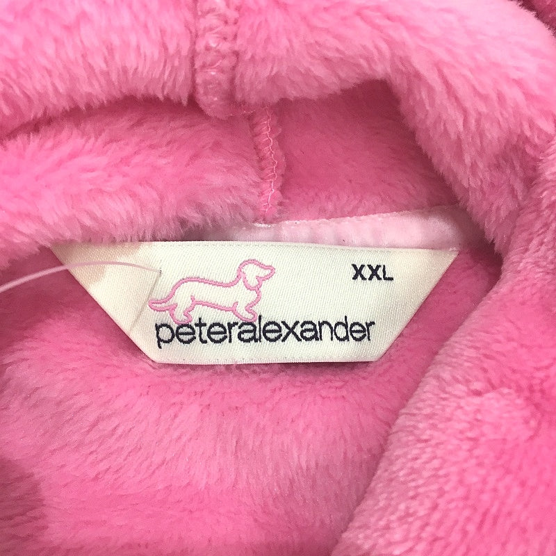 Peter Alexander Bunny Dog Fluffy Soft Fleecey Pink Hoodie Size 2XL NEW