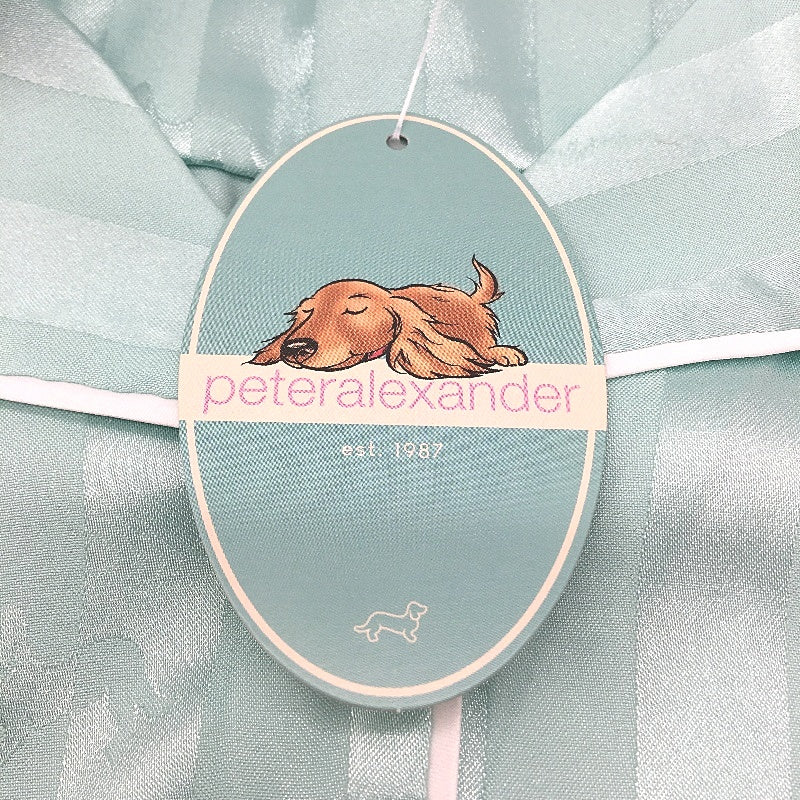 Peter Alexander Aqua Teal Satin Shortie Pyjama Set Girls Size AU 14 NEW