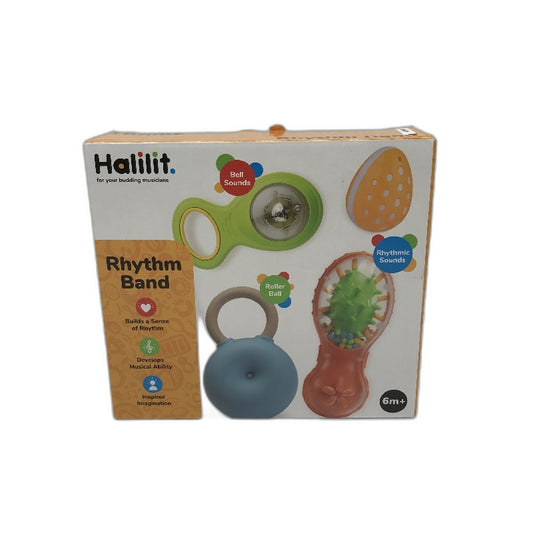 Halilit 4 Piece Rhythm Band Sound Sensory Musical Ability Toys 6 Months & Up NEW