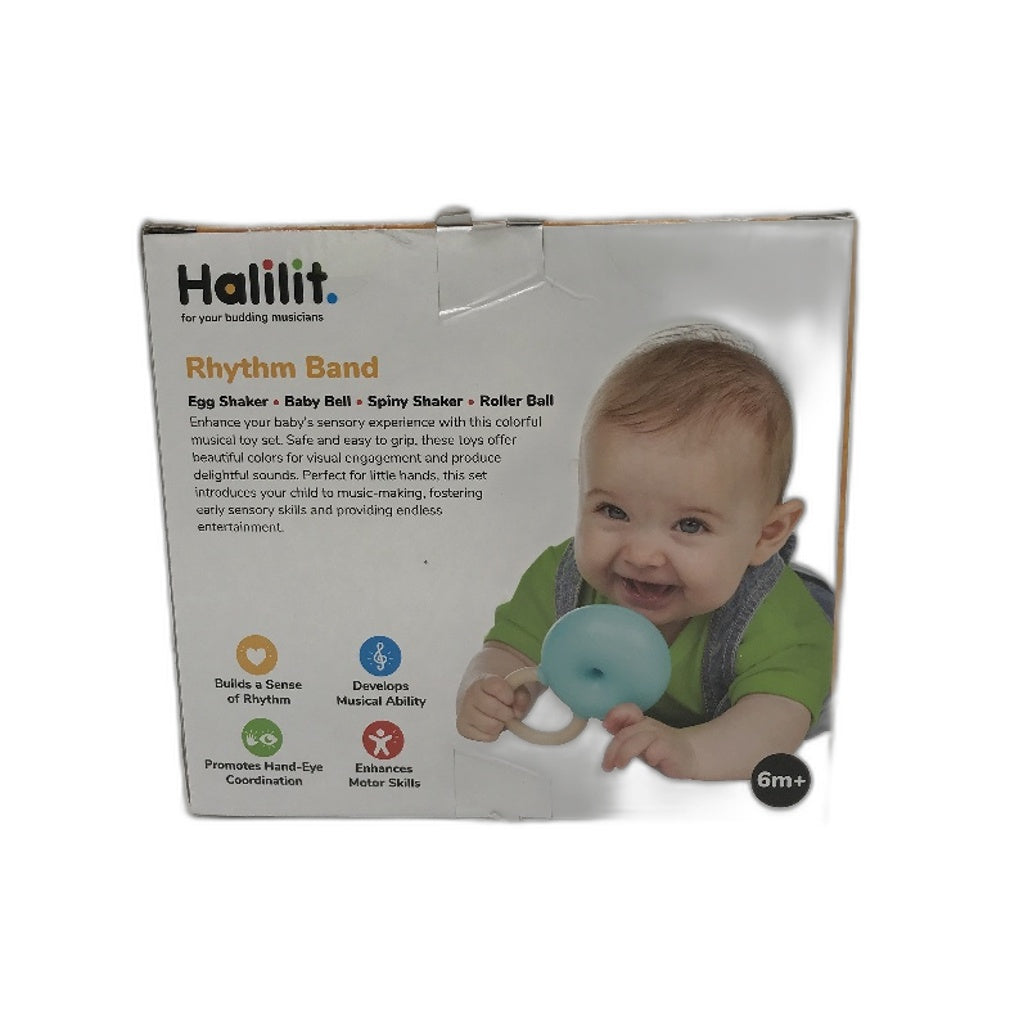 Halilit 4 Piece Rhythm Band Sound Sensory Musical Ability Toys 6 Months & Up NEW