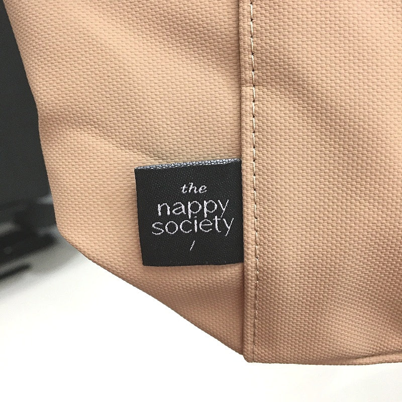The Nappy Society Tan Baby Bag Insert Large Organiser Carrier NEW