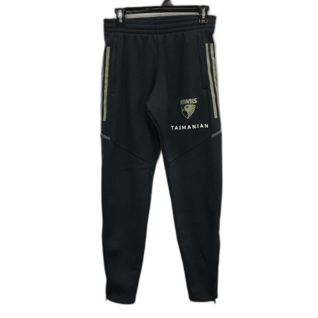 AFL Adidas Hawthorn Hawks Tracksuit Sweatpants Zip-Up Ankles&Pockets Mens Sz 3XL
