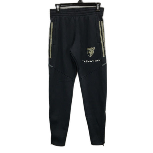 AFL Adidas Hawthorn Hawks Tracksuit Sweatpants Zip-Up Ankles&Pockets Mens Sz 3XL